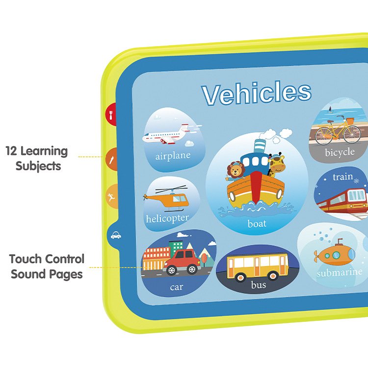 New Early Educational Toys Kids Learning Toy Baby Felt Busy Book with Sounds and Light for Children