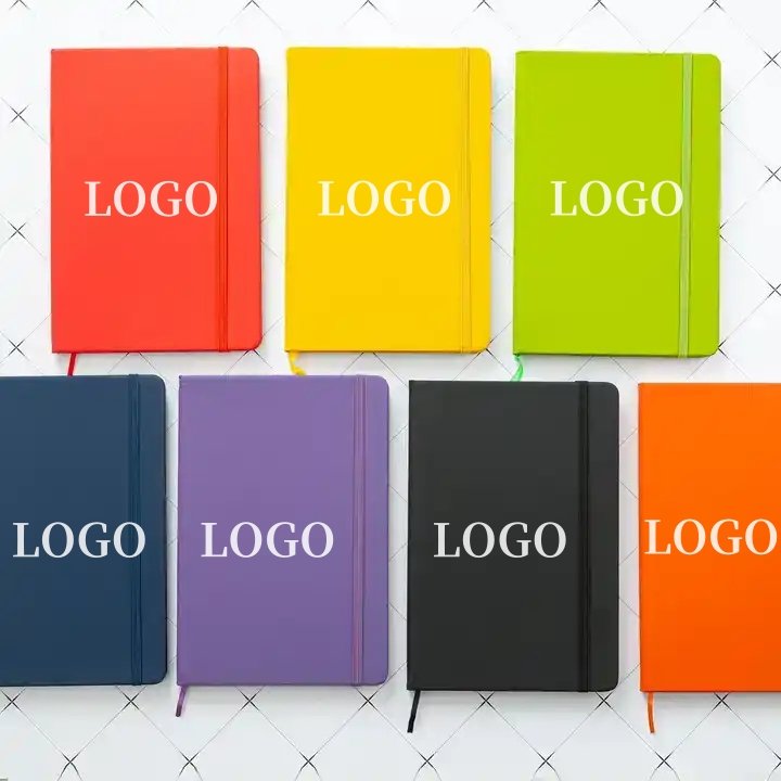 Office supplies stationary custom note book printing A5 binderdiary journal notebook with logo