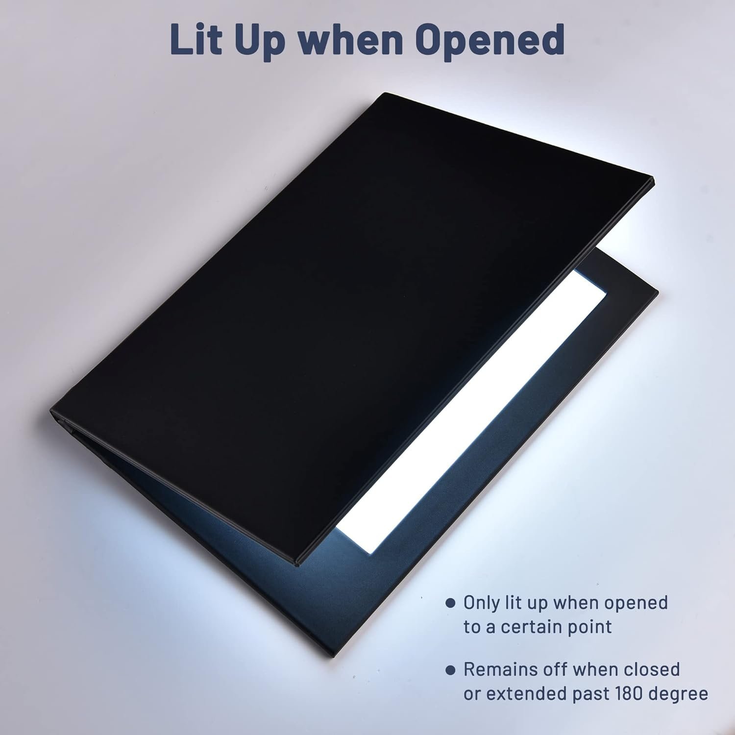 Flashing illuminated Acrylic Material Led Menu Two Board For food drink wine