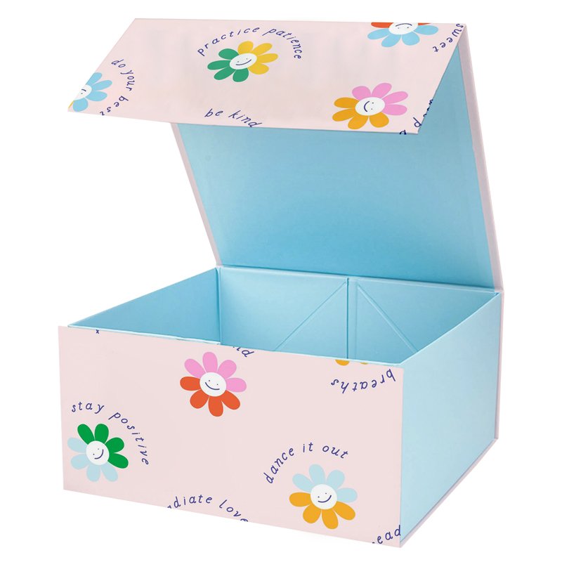 Custom Magnetic Closure Gift Boxes Book style gift box with magnetic lid
