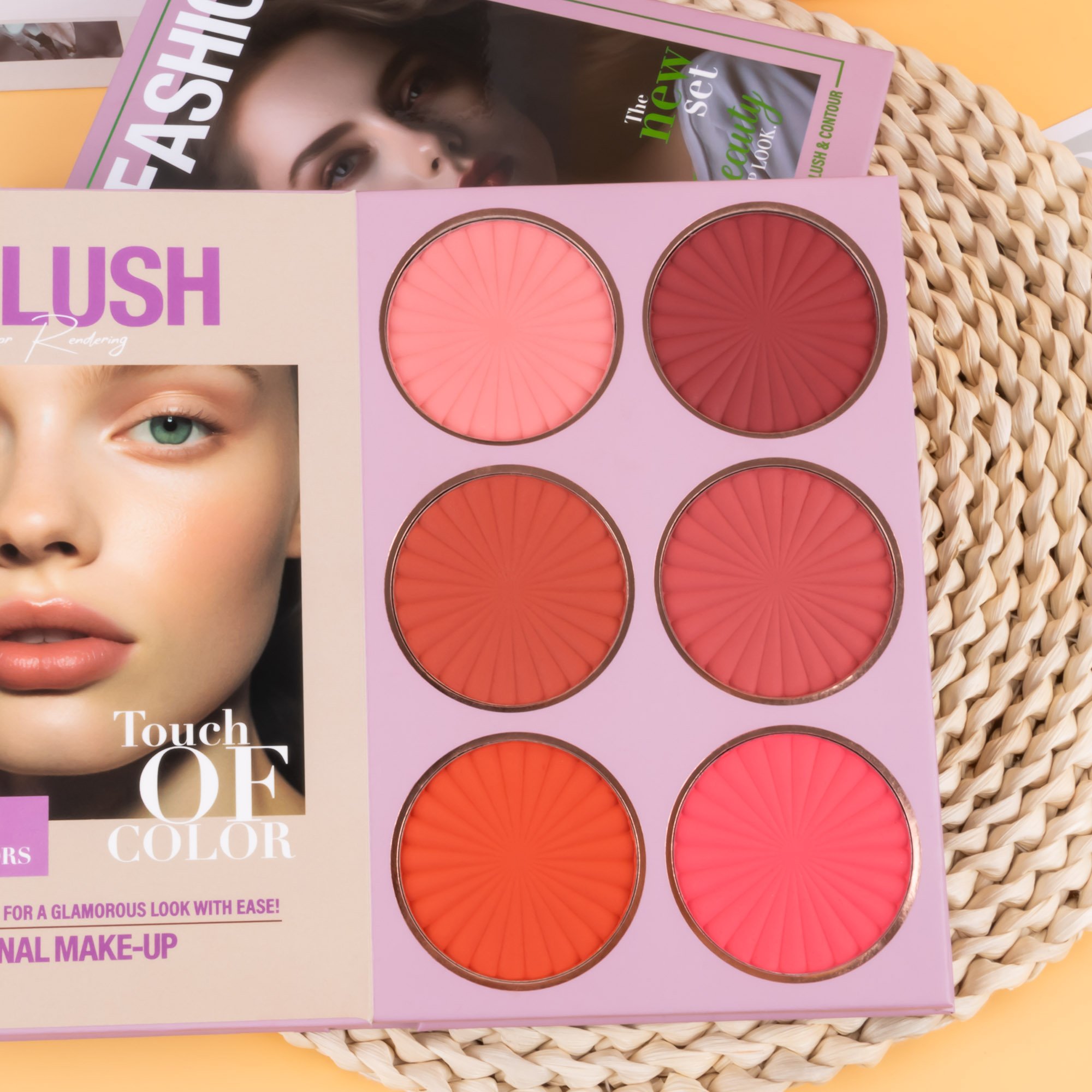 5-Layer Book-Style Foldable Makeup Palette Set | Portable & Long-Lasting Contour Blush Highlight Eyeshadow Lipstick
