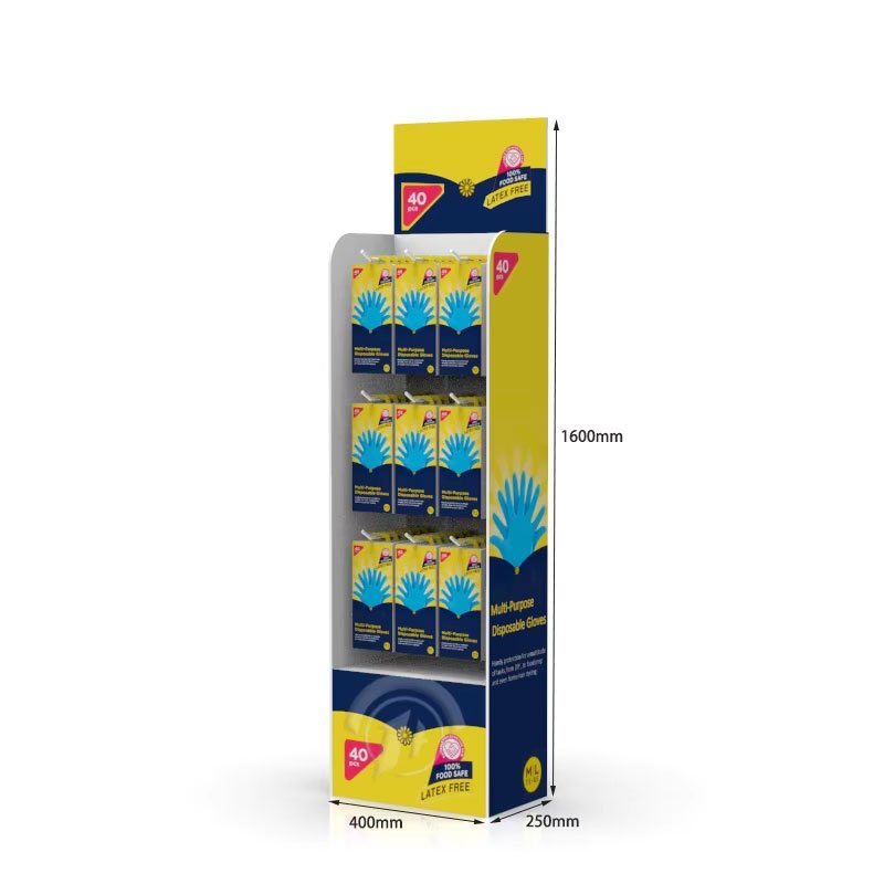 Printing Design PVC Display Stand Shelves for Supermarket