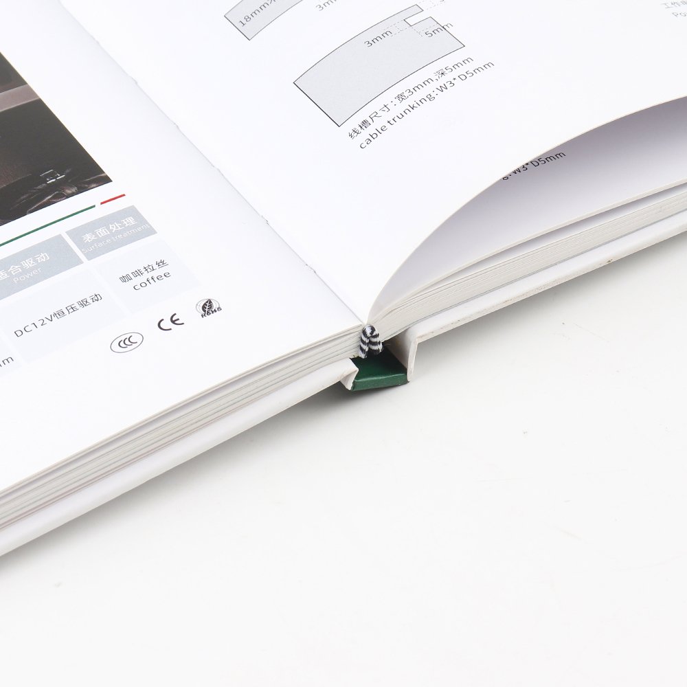Custom Design Company Smart Light Color Catalog Brochure Booklet Product Make Your Own Hardcover Book