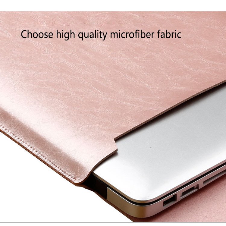 2021 Hot Selling Custom Slim Leather Laptop Case for Macbook Air and Other Computers for Document Storage