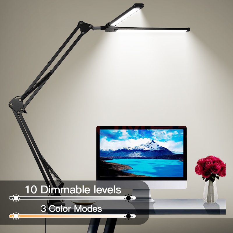 Foldable Dimmable Magnifier Eye Usb Adjust Led Light Bedside Table Lamp For Study Desk Table Lamps/Desk Lamp/Reading Lamp