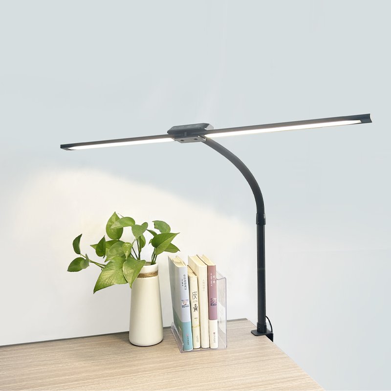 Hose double head iron eye care study smart desk lamp modern dormitory student study room