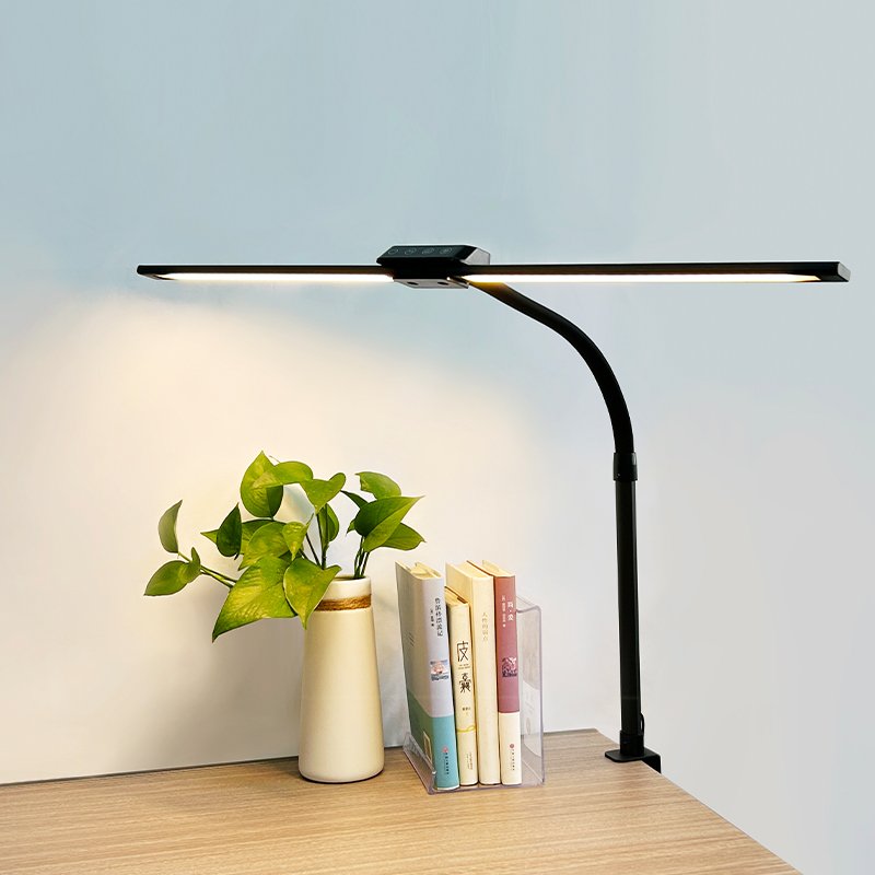 Hose double head iron eye care study smart desk lamp modern dormitory student study room