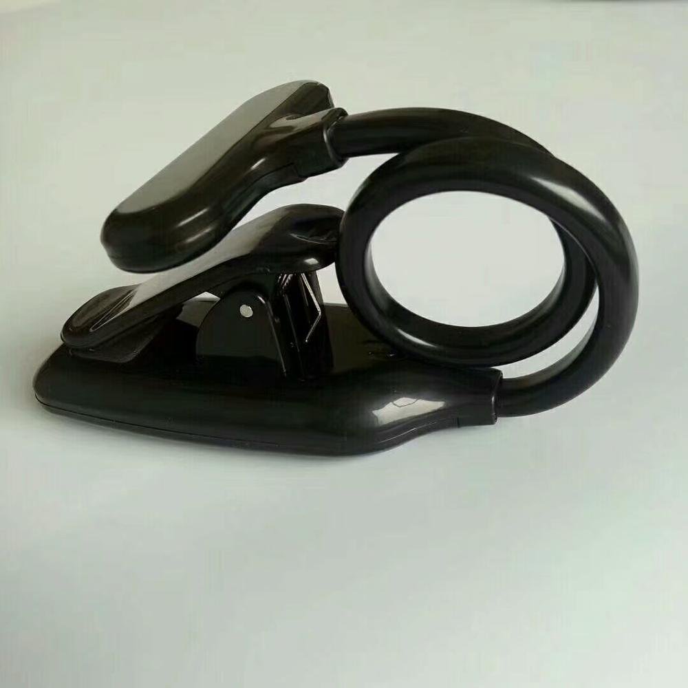 Hot sale black new type of mini 9 LED Gooseneck USB rechargeable book light