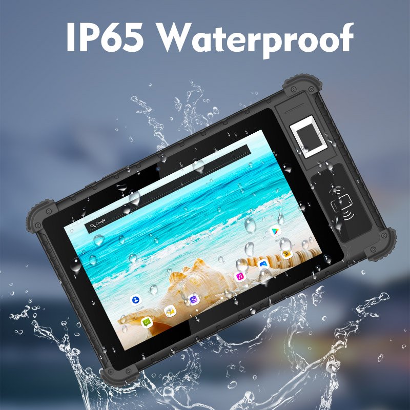 UTAB R817 8 Inch Android IP65 Waterproof 4G Industrial Rugged Front NFC Android Tablet