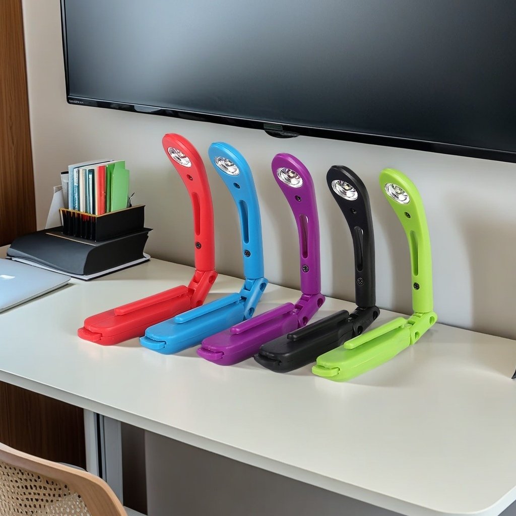 Mini Battery Operated LED Portable Book Lamps with Clip