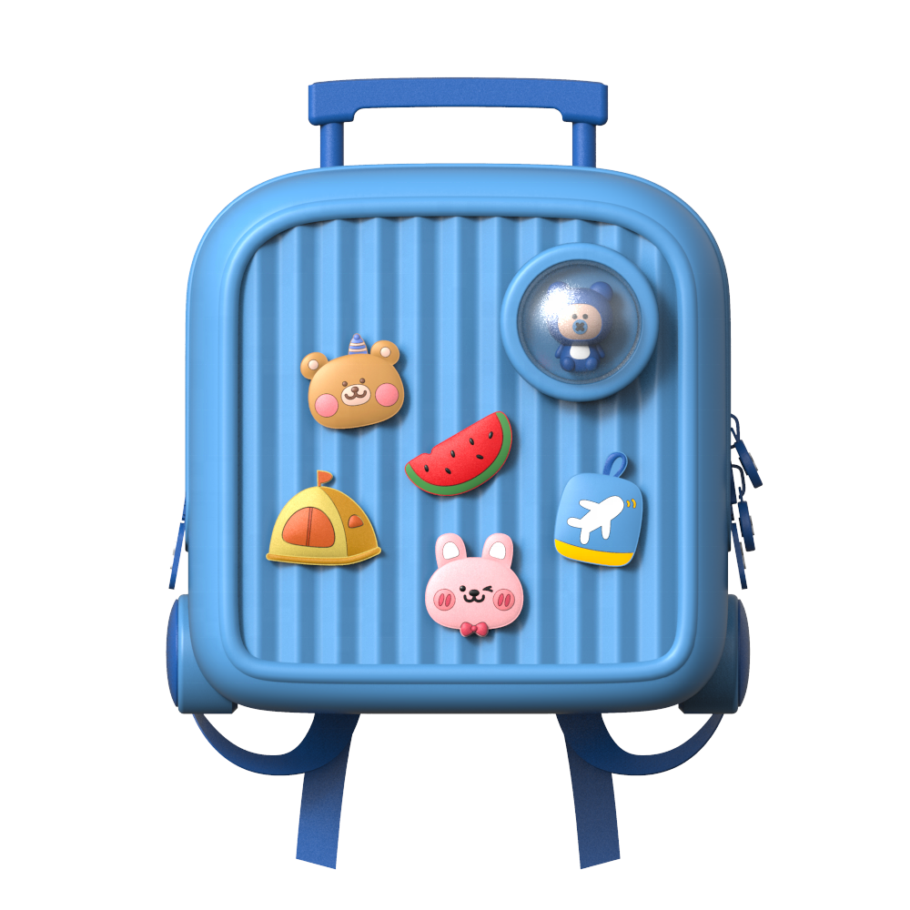 Kawaii Pink Book Bag Waterproof Trendy Kids Travel Print Cartoon School Bags For Teenagers Student