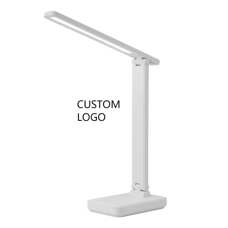 Foldable led rechargeable desk lamp dimmable touch table lamp eye protection