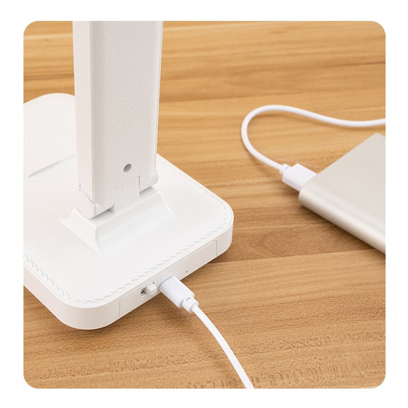 Foldable led rechargeable desk lamp dimmable touch table lamp eye protection