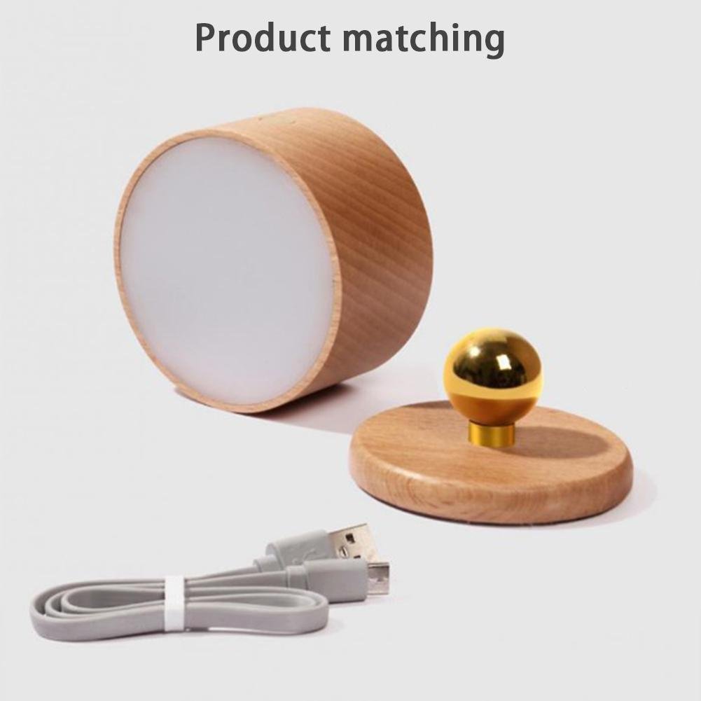 Creative restaurant bar unique small lamps Factory Direct USB Wooden Rechargeable Book Reading lamps near me