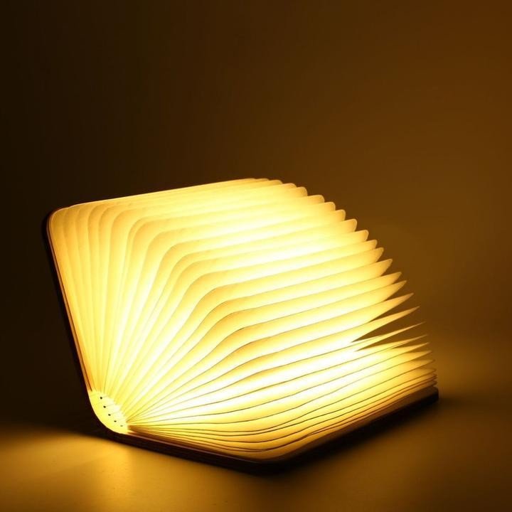 new product 2022 popular top selling Creative wooden book lamp can customize logo lighting and remote control