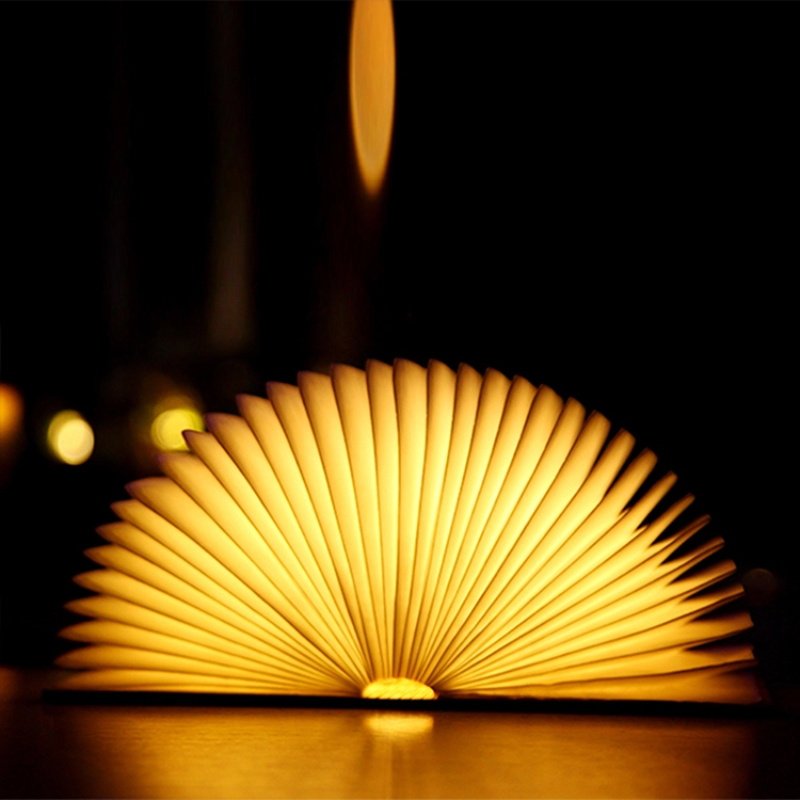 new product 2022 popular top selling Creative wooden book lamp can customize logo lighting and remote control