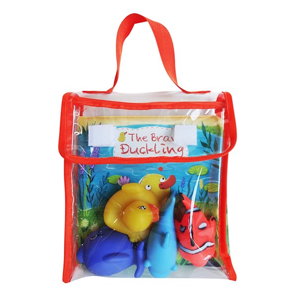 New Design Esummi Water Coloring Baby Bath Book with Toys, Funny Animal Bath Toys Set with Educational Books