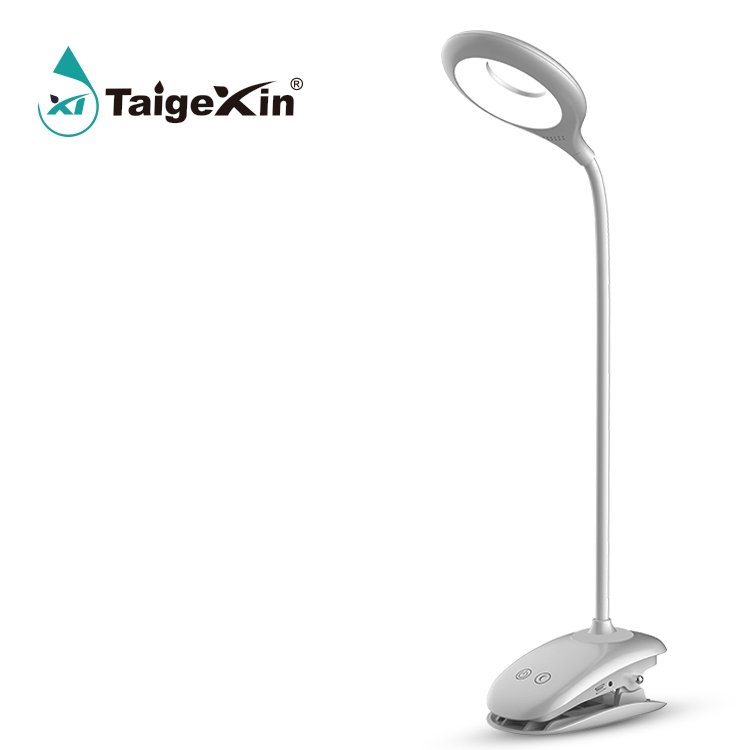Clip On Desk Lamp led Table Lamp LED Rechargeable Book Lights Adjustable Gooseneck clip desk lamp