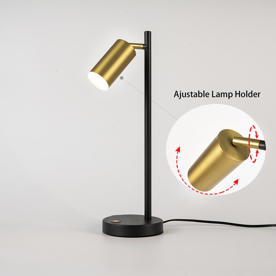 SKD Modern Adjustable Desk Lamps Head Simple Home Hotel Decoration LED Table Lamp for Bedside Popular Texture Lighting