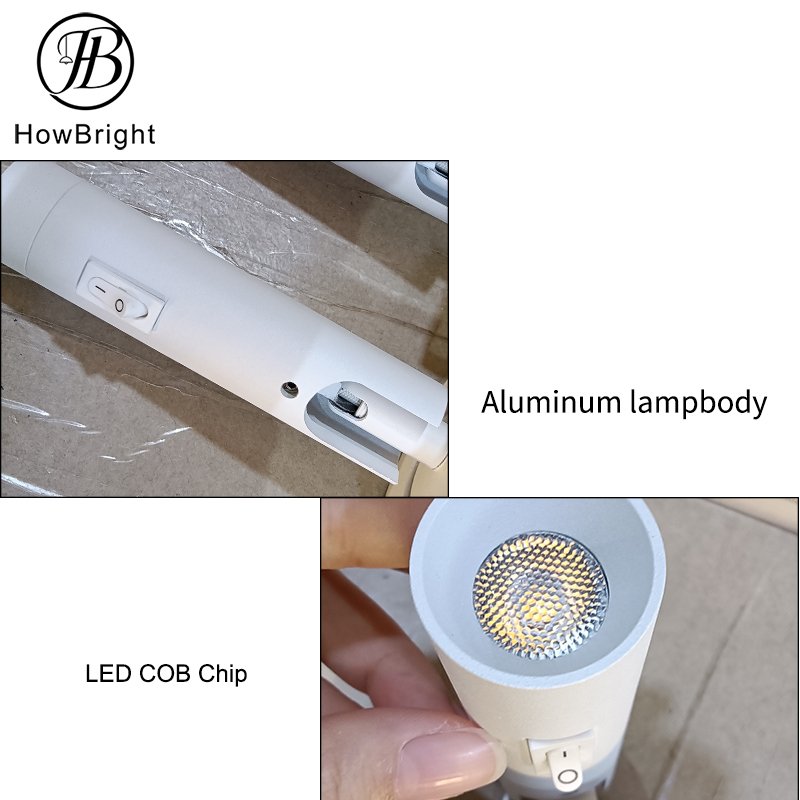 Adjustable 350 Degree Rotatable LED Headboard Wall Lamp 3W Bedside Reading Light Sconce Bedroom Window Book Room