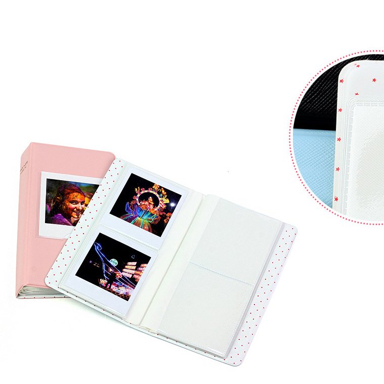 64 Pockets Fujifilm Instax Square Film Pictures Album SQ10 sq6 SP-3 Instant Camera Printer Photo Paper Book Album
