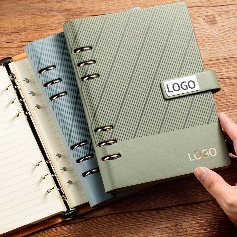 Hot sales 2024 custom spiral notebook with logo gift box sloat and pen hardcover pu notebook gift set custom enterprises