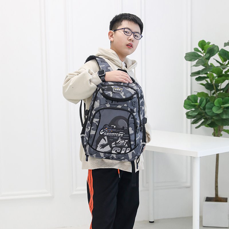 hot selling popular camouflage student backpack boys children primary school bags lightweight bookbags casual mochilas escolares