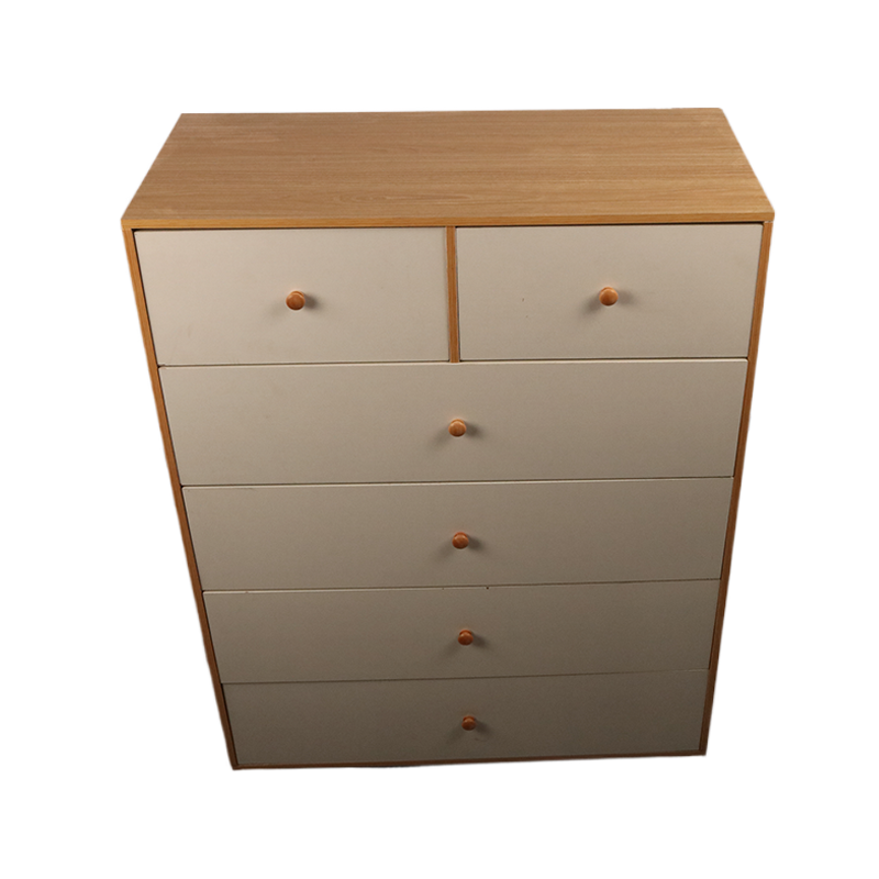 Multipurpose Wooden Shoe Cabinet 6-Drawer Dresser Tower Hallway Chest Of Drawers Modern Shoe Organizer