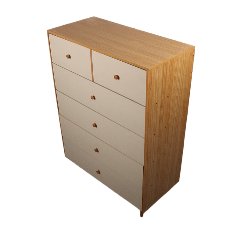 Multipurpose Wooden Shoe Cabinet 6-Drawer Dresser Tower Hallway Chest Of Drawers Modern Shoe Organizer