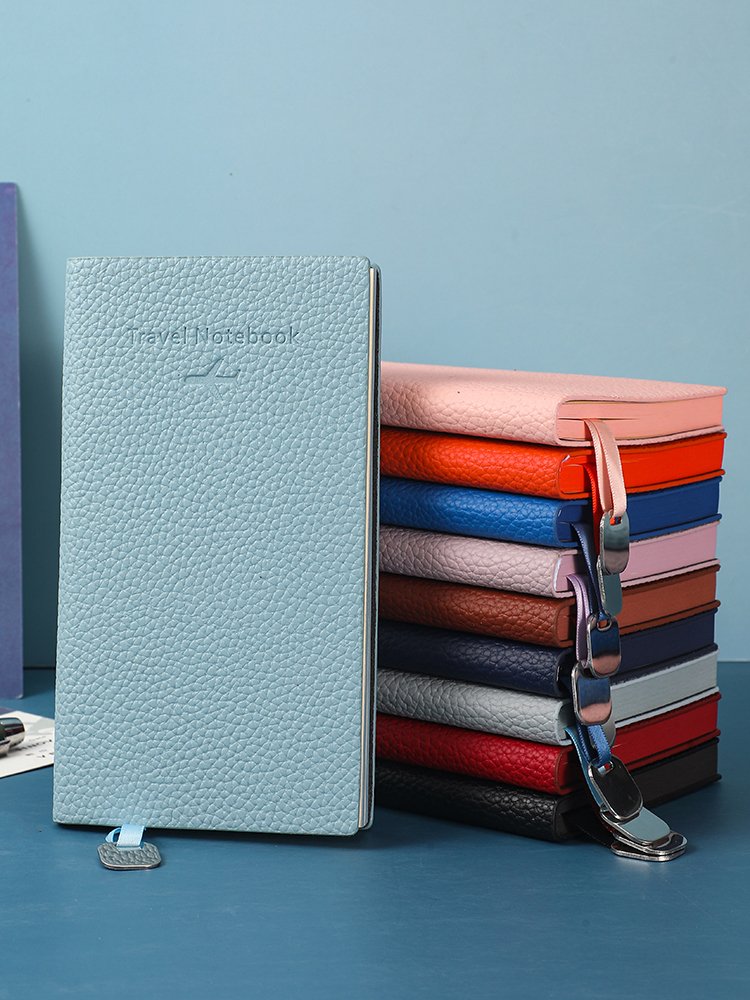 A6 Notepad Journal Notebook Hot Sale PU Notebook Multiple Materials Books Gift Box with Passport