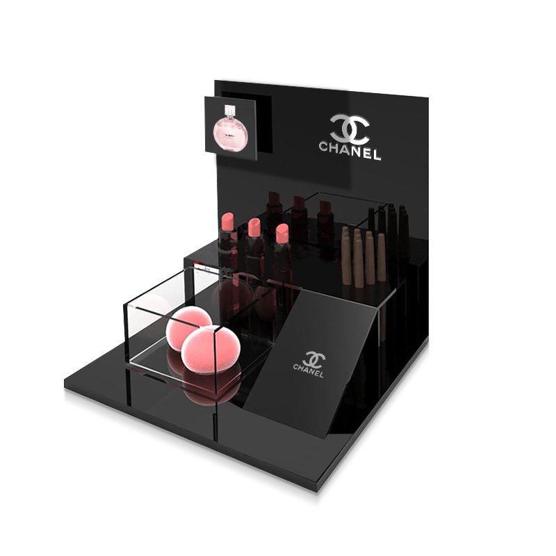 UV Acrylic Label Laser Cutting Counters Top Stand Retail Store shelf