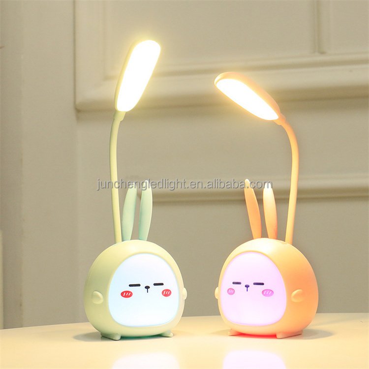 Hot sale Cartoon indoor light eye protection cite cat desk lamp cartoon animal shaped design led night light for kids
