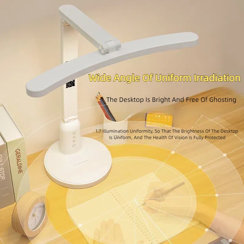 New Modern Luxury Multifunctional Dimmable Reading Usb Cordless Rechargeable Led Table Lamps With Clock Date Display
