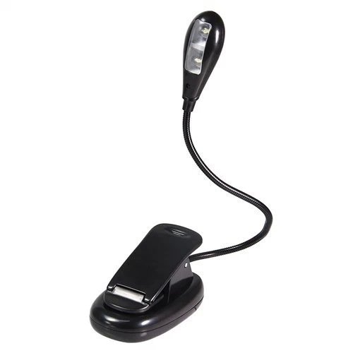 Hot Selling Creative Mini USB Rechargeable LED Book Light Red Flexible Clip-on Lamp Bedroom Living Room Hotel Portable Small