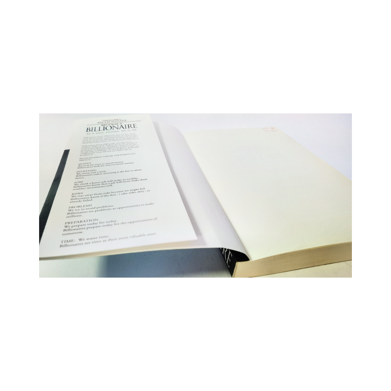 Hot Selling Novel Printing Paperback Think Like A Billionaire Become A Billionaire Scot Anderson English Novel Books