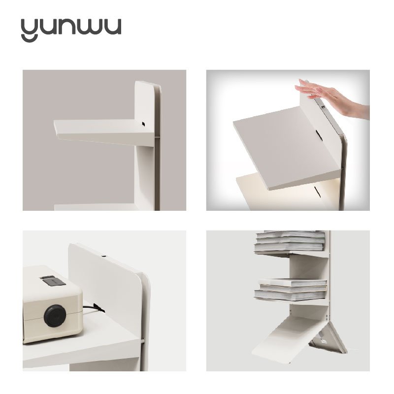 Convenience Store Display Rack Single-Sided Snack Shelf Household Sundries Multi-Layer Light-Accentuated Storage Rack