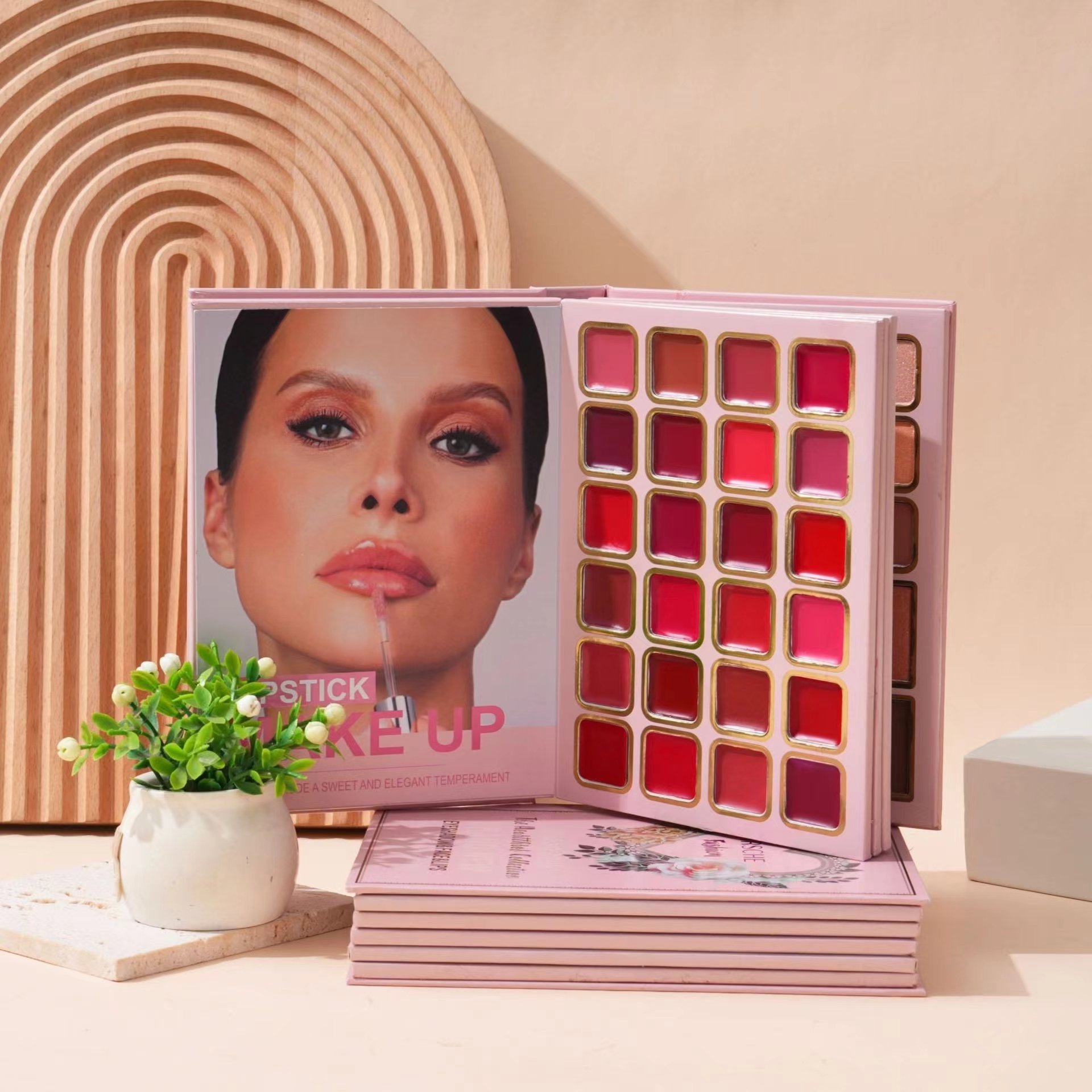 High pigment book plate eye shadow pearl matt big ground color powder blusher high light eye shadow book