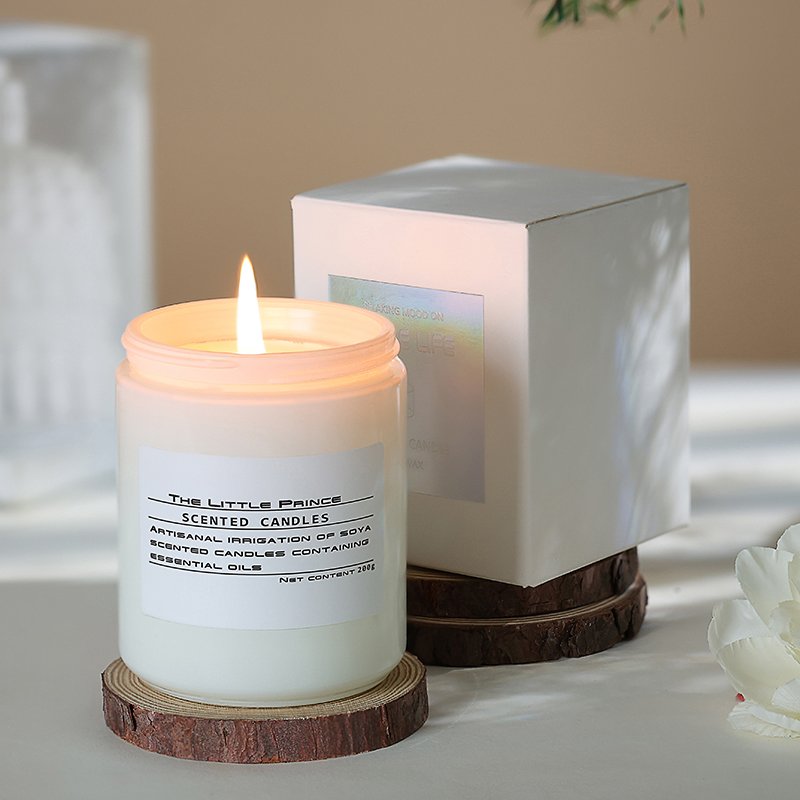 High Quality engagement birthday candle cup luxury Custom luxury empty Scented glass Candles jars Scented candles wholesale