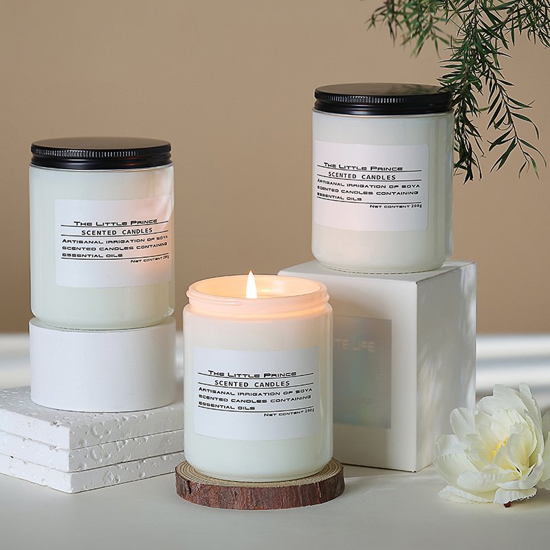 High Quality engagement birthday candle cup luxury Custom luxury empty Scented glass Candles jars Scented candles wholesale