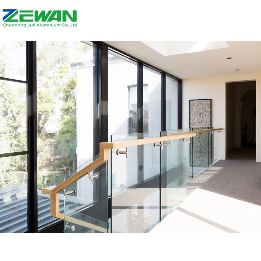 Trade Assurance Eco-Friendly Interior Railing Cast Aluminum Stair Handrail Design