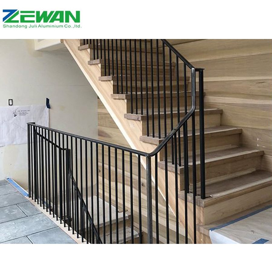 Trade Assurance Eco-Friendly Interior Railing Cast Aluminum Stair Handrail Design