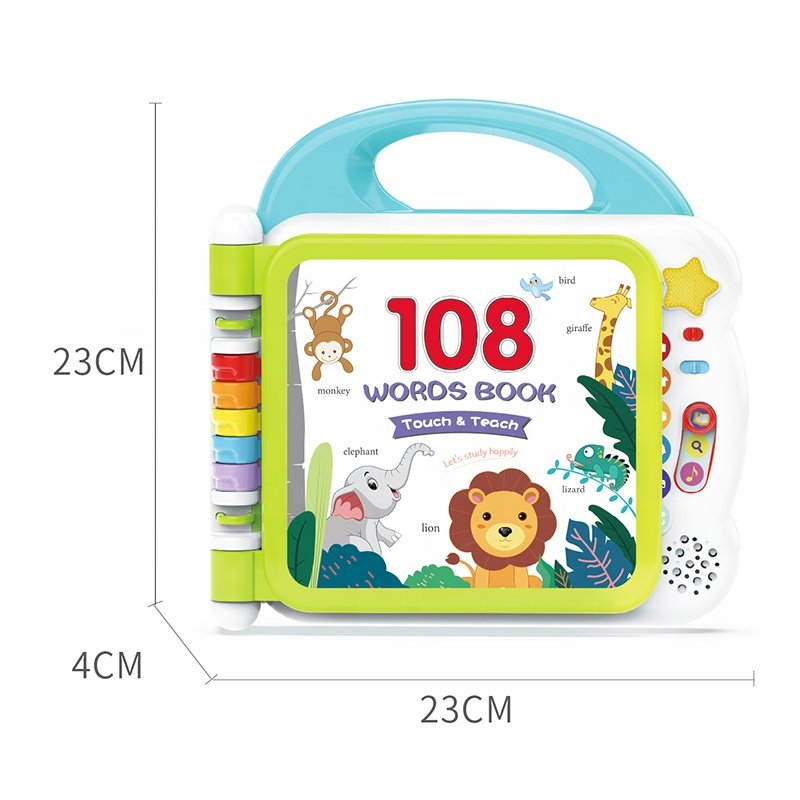 New Early Educational Toys Kids Learning Toy Baby Felt Busy Book with Sounds and Light for Children