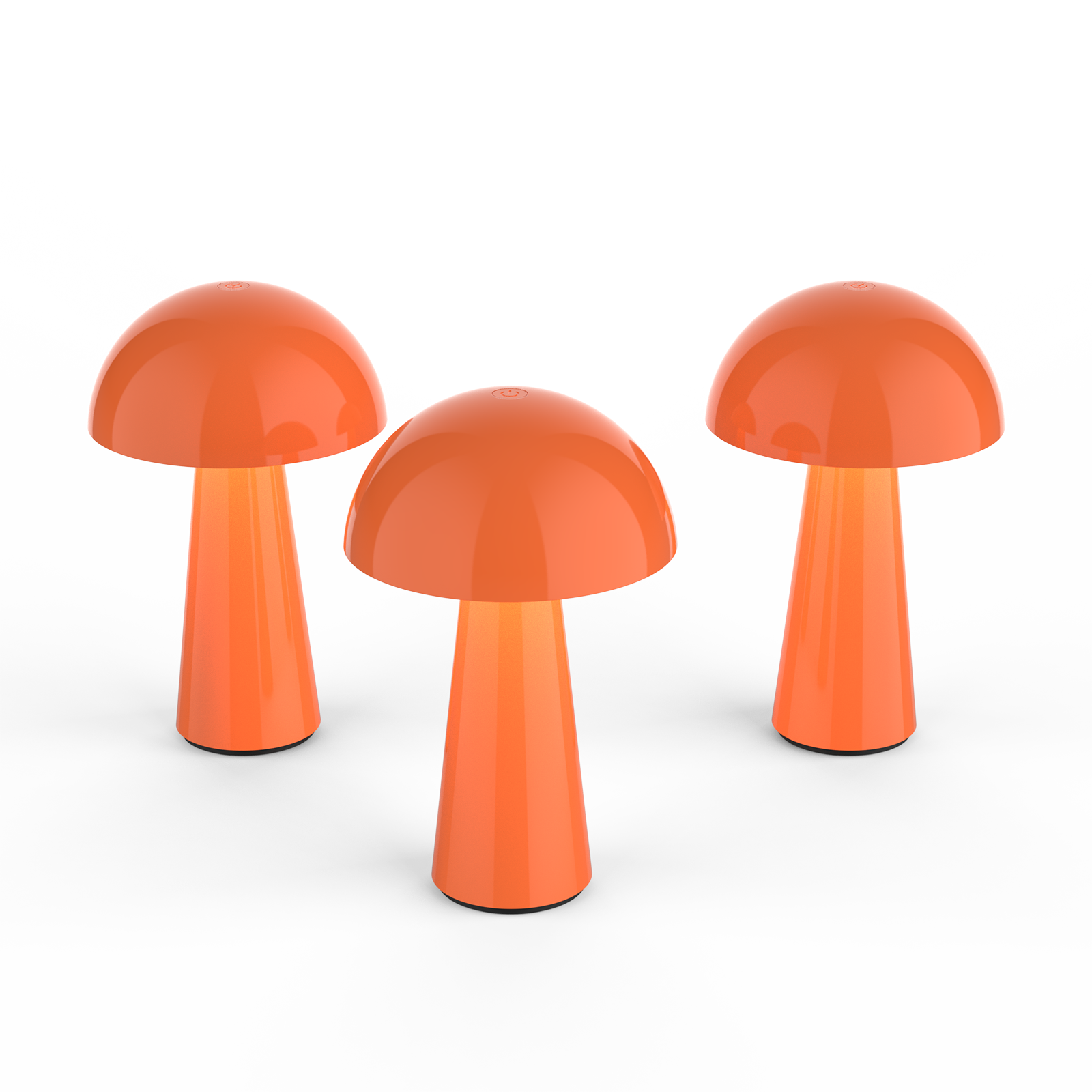 AESLIT rechargeable Bedside bar hotel book Decoration Desk Lights Mushroom Led Table Lamp Electric AL-17 Orange
