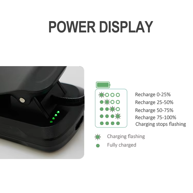 Customized Hotel Room Headboard 9 LED Book Reader Light with Clip USB Rechargeable Book Light for Reading