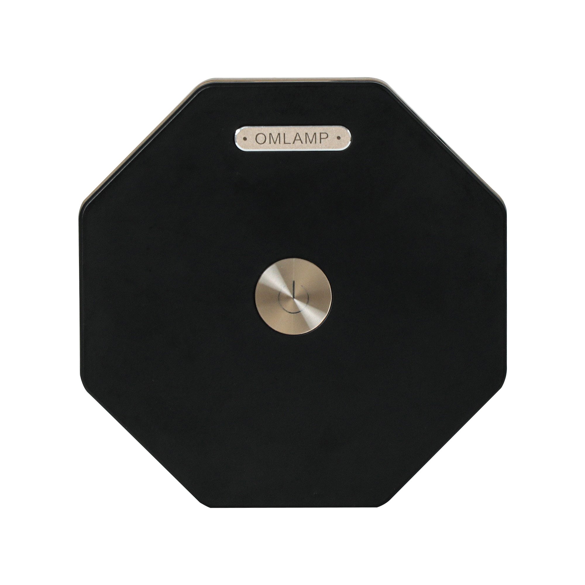 Portable Rechargeable Black Origami Book Night Light Adorned with Cubist-Inspired Graphics for Concert Hall