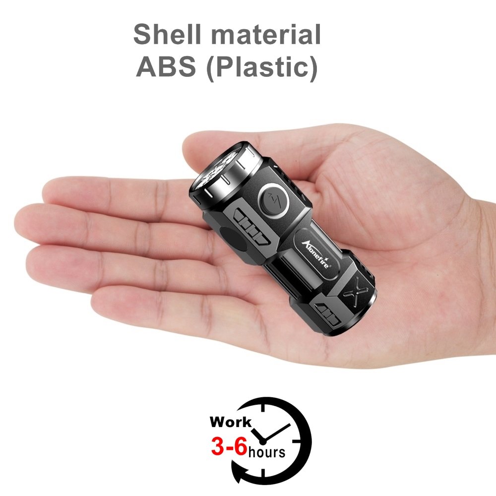 6x Led High Bright Mini Palm Small Flashlight USB Rechargeable Portable Magnet Torch Outdoor Hiking Camping Home Work Car Torch