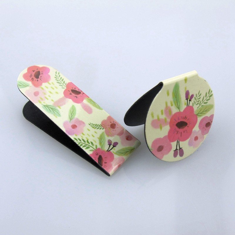 Customized New Folding Magnetic Bookmark Concise and Easy for Anime Print round Pattern