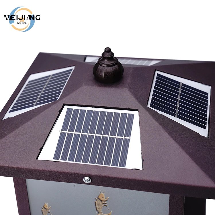 Solar Outdoor Post Cap Lights Waterproof Garden Street Fence Lamp Landscape Lighting