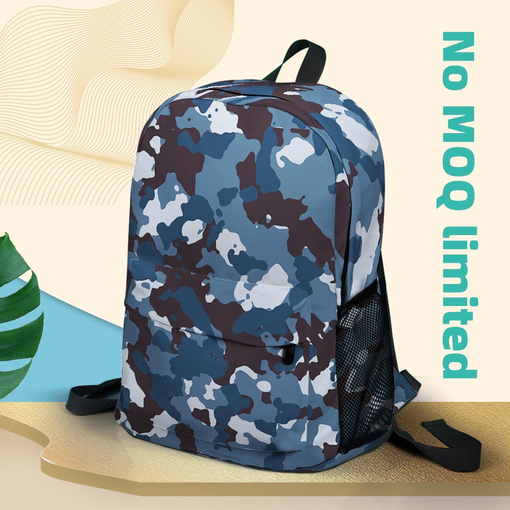 NO MOQ Custom Sublimation Full Color Print Anime Backpack Cute School Bags For Girls Boys
