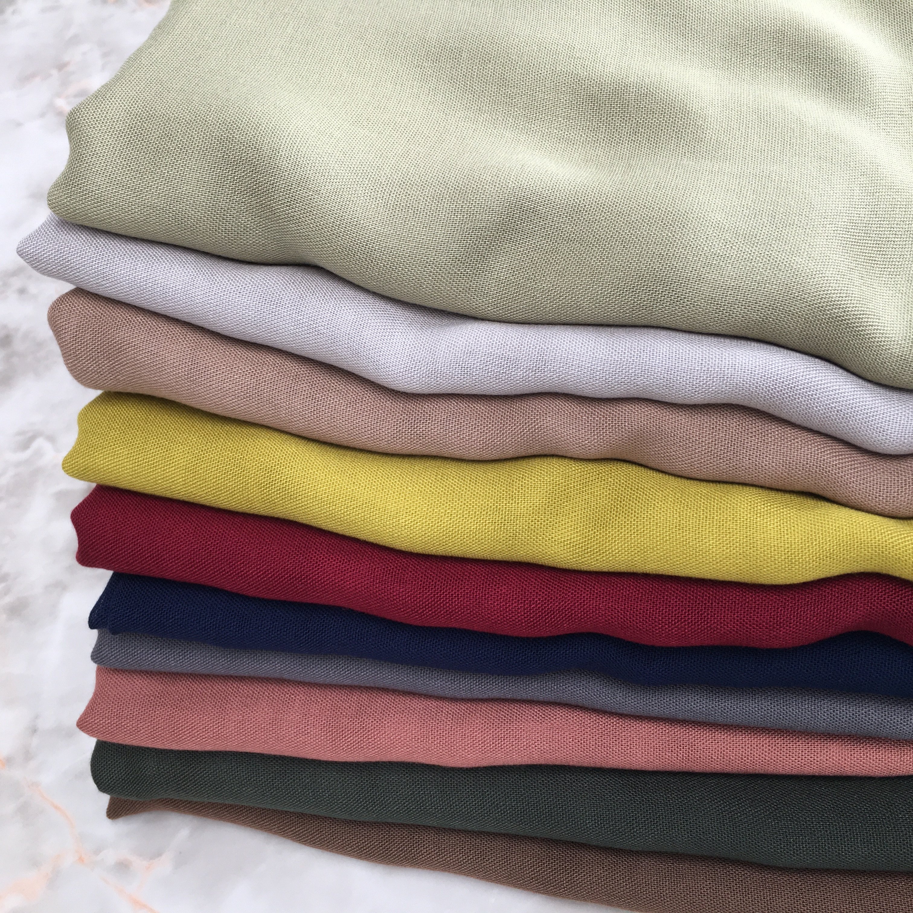 Best Selling New Design Light Weight Modal Hijab Soft Breathable Thinner Bamboo Woven Modal Scarf For Muslim Women